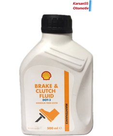 Resim Shell Dot 3 Fren Hidroliği Yağı 500 Ml 