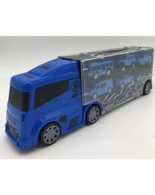 Resim King Toys 6 Mini Araç ve Taşıyıcı Kamyon Mavi Lal 2015 