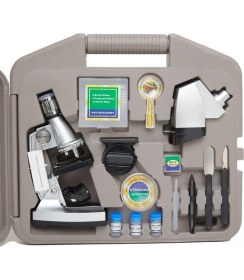 Resim 50X-100X-200X-400X-600-1200X Çocuklariçin Eğitici Projektörlü Mikroskop Seti 