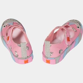 Resim Unicorn Kanvas 3d Baskılı Kız Çocuk Babet Pembe 