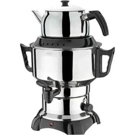 Resim Termostatlı Ev Tipi Semaver, 60 Bardak Kapasite ile Pratik Kullanım Sağlar 