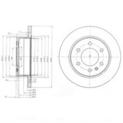 Resim Vw Crafter 30-35 2.5 Tdi 2006-2011 Delphi Arka Fren Diski 