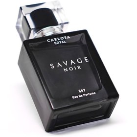 Resim CARLOTA ROYAL Savage Noir 50ml Erkek Parfüm EDP Kalıcı Oryantal Baharatlı Koku Mini Parfüm Hediyeli 