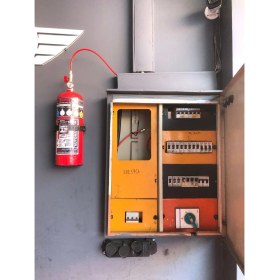 Resim Metropol Yangın Gazlı 2 kg Söndürme Sistemi Pano Içi 