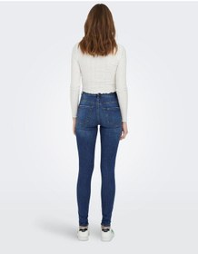 Resim Only Onlrose Hw Skinny Dnm Gua192 Noos Kadın Jean Pantolon-27460-mavi Mavi 