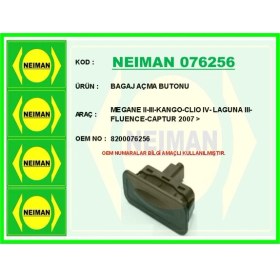 Resim Bagaj Açma Butonu Megane Iı-Iıı-Kango-Clıo Iv- Laguna Iıı-Fluence-Captur 2007 > 
