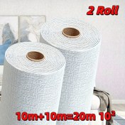 Resim 2 Rulo 3D Duvar Sanatı Vinil, 10m x 10m, Kolay Uygulanabilir ve Temizlenebilir, Yıkanabilir Kendinden Yapışkanlı Tavan Dekoru Mutfak, Oturma Odası, Banyo, Koridor için - Rastgele Desen Eşleştirme, Kolay Soyma ve Yapıştırma, Kolay Soyma Dekoru | Modern Duvar Dekoru | Yıkanabilir Vinil 