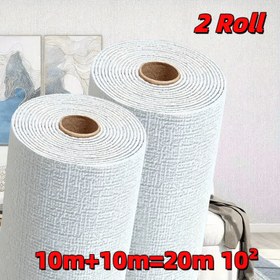 Resim 2 Rulo 3D Duvar Sanatı Vinil, 10m x 10m, Kolay Uygulanabilir ve Temizlenebilir, Yıkanabilir Kendinden Yapışkanlı Tavan Dekoru Mutfak, Oturma Odası, Banyo, Koridor için - Rastgele Desen Eşleştirme, Kolay Soyma ve Yapıştırma, Kolay Soyma Dekoru | Modern Duvar Dekoru | Yıkanabilir Vinil 