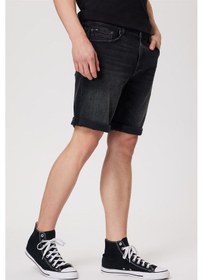 Resim Lee Cooper Elyo 5 Erkek Jean Şort Denım-16246 Siyah 