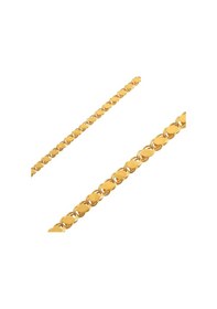 Resim Pullu Bileklik 7 Mm 14 Ayar Altın Altın 