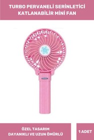 Resim Thriftbuds Taşınabilir Usb Şarjlı Cep Boyu 3 Kademeli Sessiz Mini Küçük Fan Soğutucu Pervaneli Vantilatör 