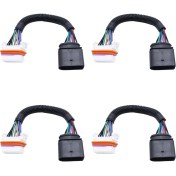 Resim 4x Far Kablo Demeti Lambası Ön Konektörü - 2003-2006 955-631-239-11 Far Kablolaması (Yurt Dışından) 