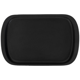 Resim Lava Döküm Dikdörtgen Servis Tabağı Ölçü 32x20cm.-bordo Bordo 