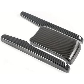Resim Hightower Honda Civic 10. Nesil 2016-2021 Carbon Fiber 3'lü Konsol Kapağı 