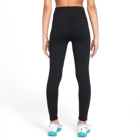Resim Nike Dri-Fit One Çocuk Siyah Günlük Stil Tayt FZ5605-010 