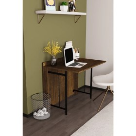 Resim Dekorfim DF09101BR Katlanır Portatif Çalışma Masası 