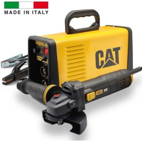 Resim Cat DZ161T 160 Amper Tıg Lift / mma Çanta Tipi Profesyonel Dijital Inverter Kaynak Makinesi + Cat DX37 Avuç Taşlama 