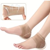 Resim 2 adet/4 adet topuk koruma çorabı, nemlendirici jel yüksek topuklu çoraplar, çatlama önleyici yüksek topuklu çoraplar, gündüz ve gece ayak bakım kılıfları 