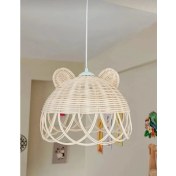 Resim Lampega bambu kedi kulaklı avize 