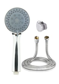 Resim Pena 5 Fonksiyon Duş Başlığı + Duş Hortumu + Mafsal Duş Takımı Krom 