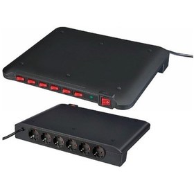 Resim Eco-line Comfort Güvenlik Anahtarlı 6'lı Uzatma Priz 1 