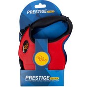 Resim Polo Prestige Kırmızı Otomatik Şerit Orta Irk Köpek Tasması 5 Mt Medium 
