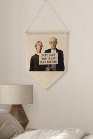 Resim Mutfak Duvar Dekoru, Pinterest Oda Dekoru, Sanat Serisi, Kanvas Flama Askılı Duvar Örtüsü NO:421 - Renkli - 11 / 21 x 30 