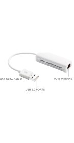 Resim Codegen USB 2.0 - 10/100 Mbps RJ45 Ethernet Çevirici Adaptör CDG-CNV42 
