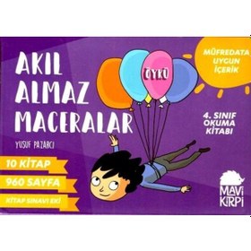 Resim Akıl Almaz Maceralar Seti-10 Kitap Takım - Yusuf Pazarcı - Mavi Kirpi 