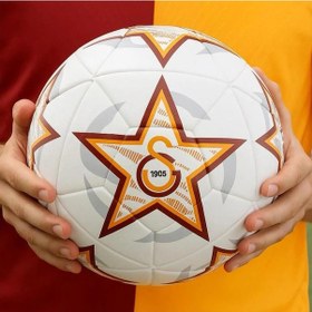 Resim Galatasaray Match Futbol Topu No:5 607543 Sarı - Kırmızı 