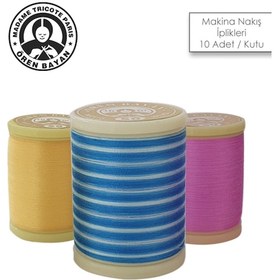 Resim Ören Bayan Makine Nakış Makarası 10 Gram. 10 Lu Paket 