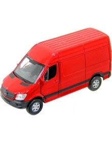 Resim Welly 1:38 Mercedes Sprinter Panel Van Çek Bırak Minibüs 