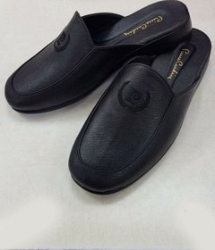 Resim Pierre Cardin Erkek Siyah %100 Deri Damat Çeyizlik Terlik 289 