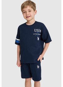 Resim U.s. Polo Assn. Erkek Çocuk Lacivert Pijama Takım 50326824-vr033 