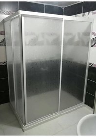 Resim Nokta Duşakabin Teknesiz Mika Duşakabin 120 x 80 Şeffaf 