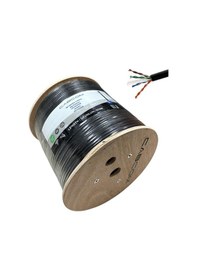 Resim Cabcom Cat6 Utp-lzsh 23awg Dış Ortam Outdoor Kablo 305mt Siyah 305 Metre 