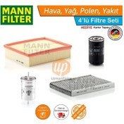 Resim Vw Passat B5.5 1.6 Benzinli Mann Filtre Bakım Seti 2001-2005 (368549210) 