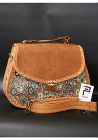 Resim Pujiva Etnik Tarz Kilim Desenli, Omuz Askılı, Çok Cebli Fermuarlı, Kilitli, Gece, Günlük Çanta En 26 Boy 19 Yeşil 