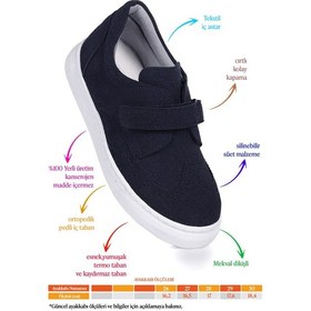 Resim Kiko Kids Richie Cırtlı Günlük Erkek Çocuk Casual Ayakkabı Lacivert Lacivert 