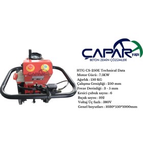 Resim Htg CS-250E Freze Makinesi 