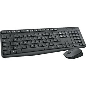 Resim Logitech MK235 920-007925 Kablosuz Koyu Gri Klavye Mouse Set 