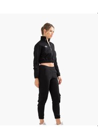 Resim Umbro Pyra Track Suit - Kadın Siyah Pamuklu Eşofman Takımı - VA-0021 Siyah 