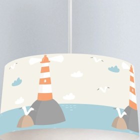 Resim instababyrooms Çocuk Odası Dijital Baskılı Dekoratif Sarkıt Avize Model 1341 