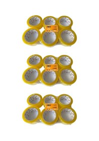 Resim Otto Bant Şeffaf Koli Bandı Bantı / 45 Mm X 100 Metre / 6 Adetlik 3 Paket 3 