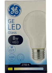 Resim General Electric 8w 2700k Sarı Işık E27 Duylu Led Cam Ampul 