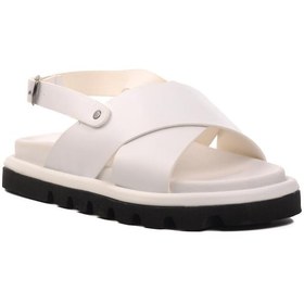 Resim Ayakmod 150 Beyaz Kadın Sandalet 001 