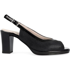 Resim Sandalet Kadın 315132ds Donna Serena 5132ds Tende L Nero / Ver Siyah 