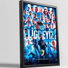 Resim Süper Ligdeyiz - Erzurumspor FK Özel Tablo - Ahşap / 21*30 