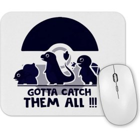 Resim Baskı Dükkanı Pokemon Gotta Catch'em All Mouse Pad 
