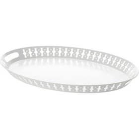 Resim Romantisk Beyaz Renk Metal Servis Söz Nişan Tepsisi Klasik 